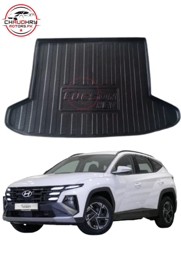 Hyundai Tucson 2025 Premium TPE Trunk Mat | Waterproof Custom Fit Cargo Liner