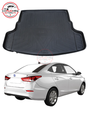 Changan Alsvin Premium TPE Trunk Mat | Waterproof Custom Fit Cargo Liner