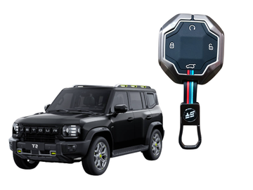 Jetour T2 Premium Metal Key Cover | Zinc Alloy Key Fob Protector