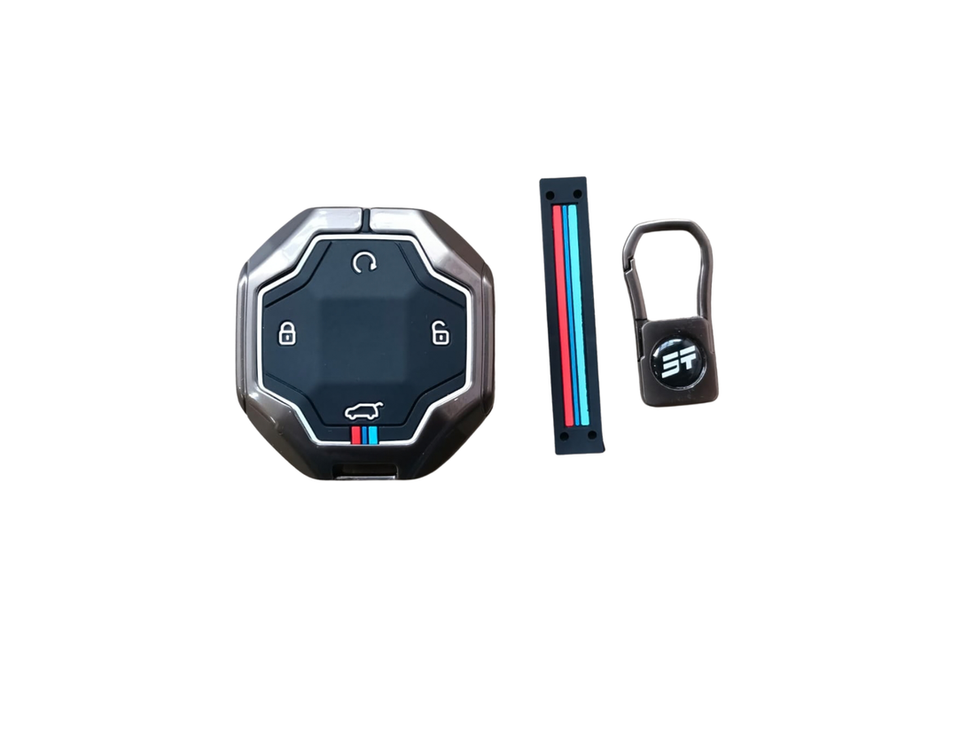 Jetour T2 Premium Metal Key Cover | Zinc Alloy Key Fob Protector