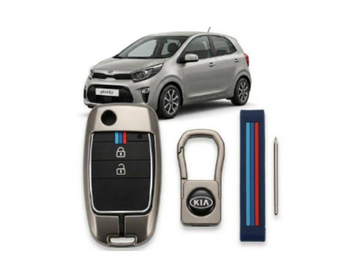 Kia Picanto Metal Key Cover – Premium Key Start Protection Case