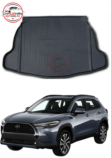 Toyota Corolla Cross Premium TPE Trunk Mat | Waterproof Cargo Boot Liner