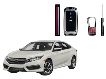 Honda Civic X 2016 Metal Key Cover – Premium Smart Key Case