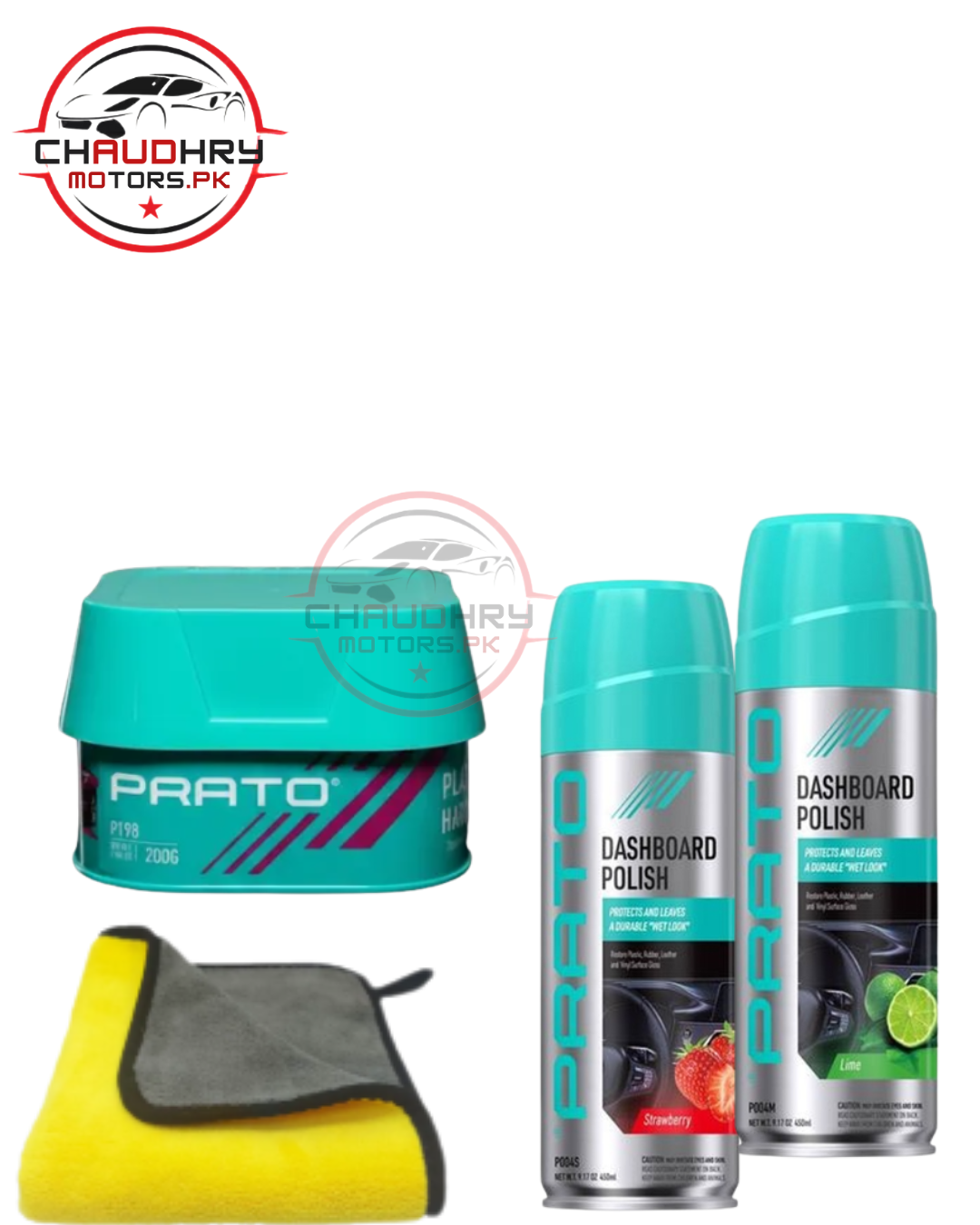 Car Hard Wax Dash board spary micro fiber cloth