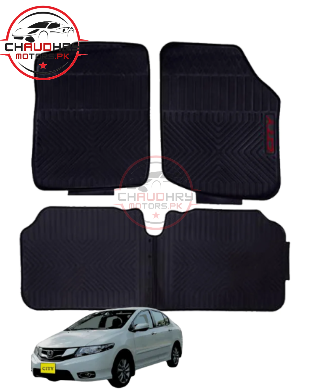 Honda City 2009-2021 Latex Rubber Matts