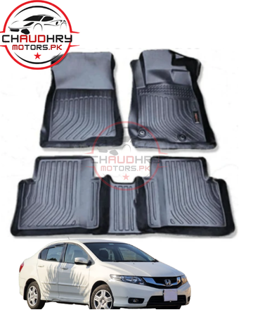 Honda City 2018 TPE Floor Mats – Custom Fit All-Weather Protection