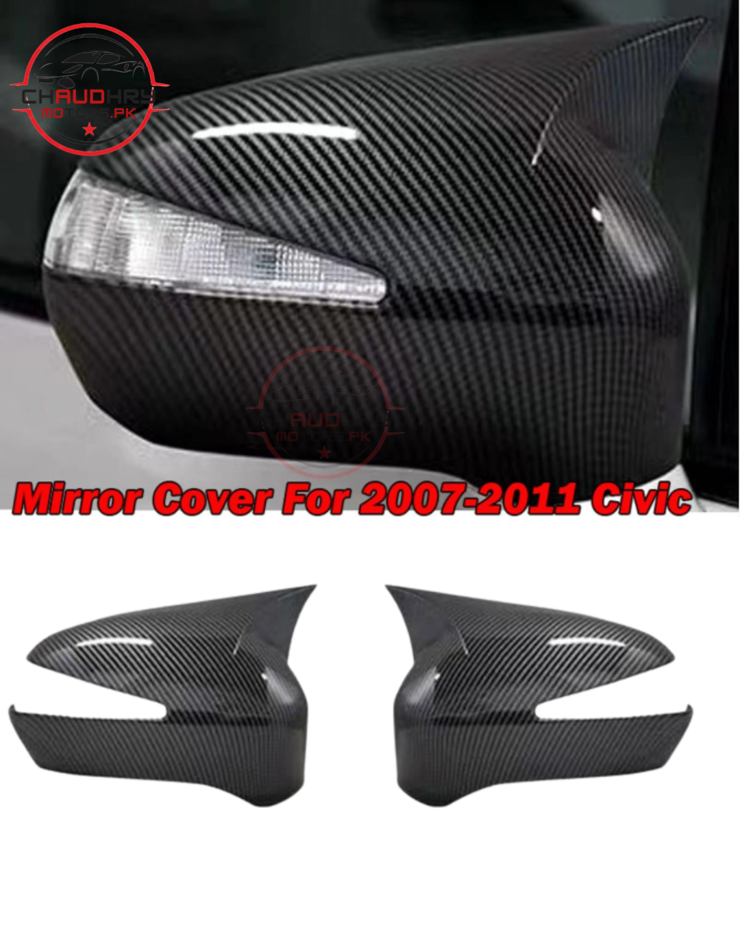 Honda Civic 2007 Carbon Fiber Side Mirror