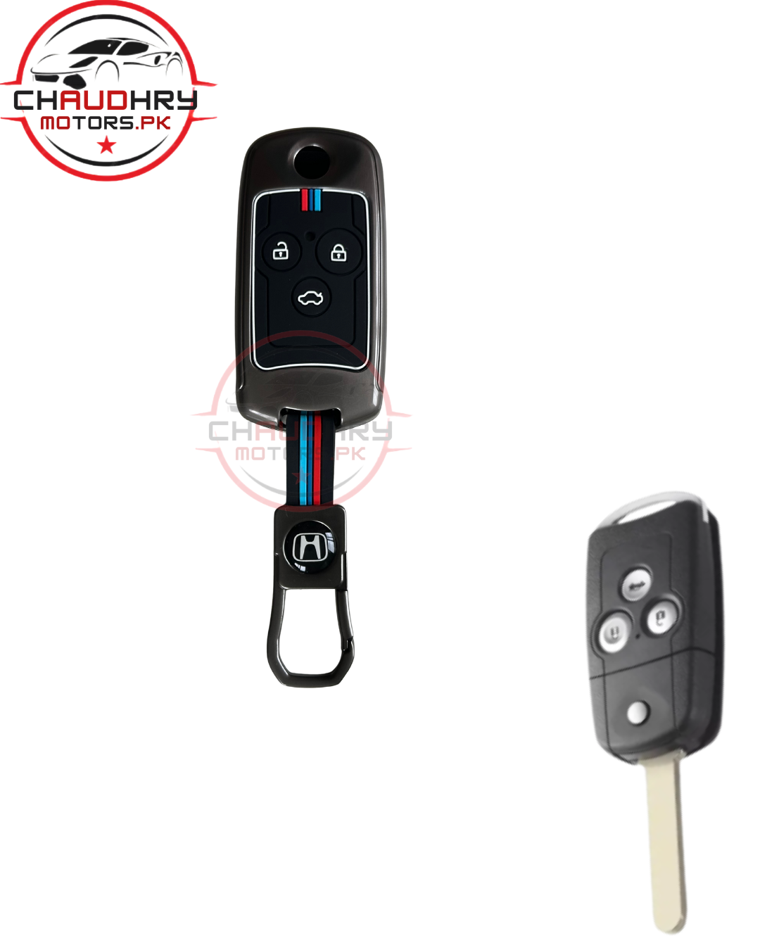 Honda Civic Rebirth round Metal Key Cover