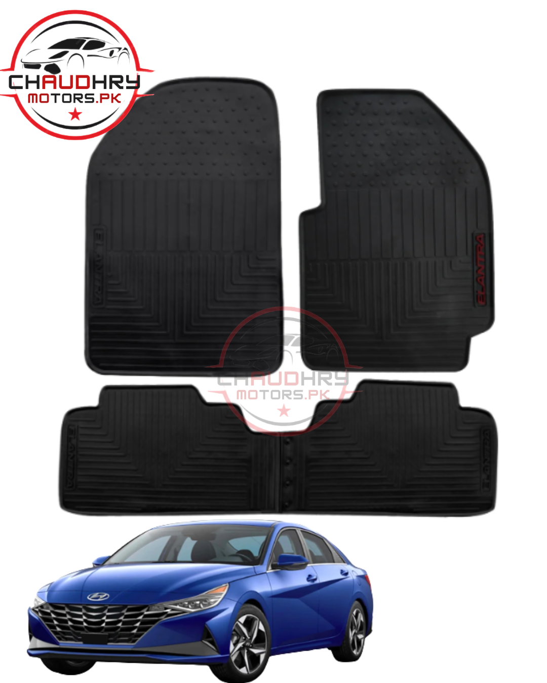 Hyundai Elantra Latex Rubber Matts