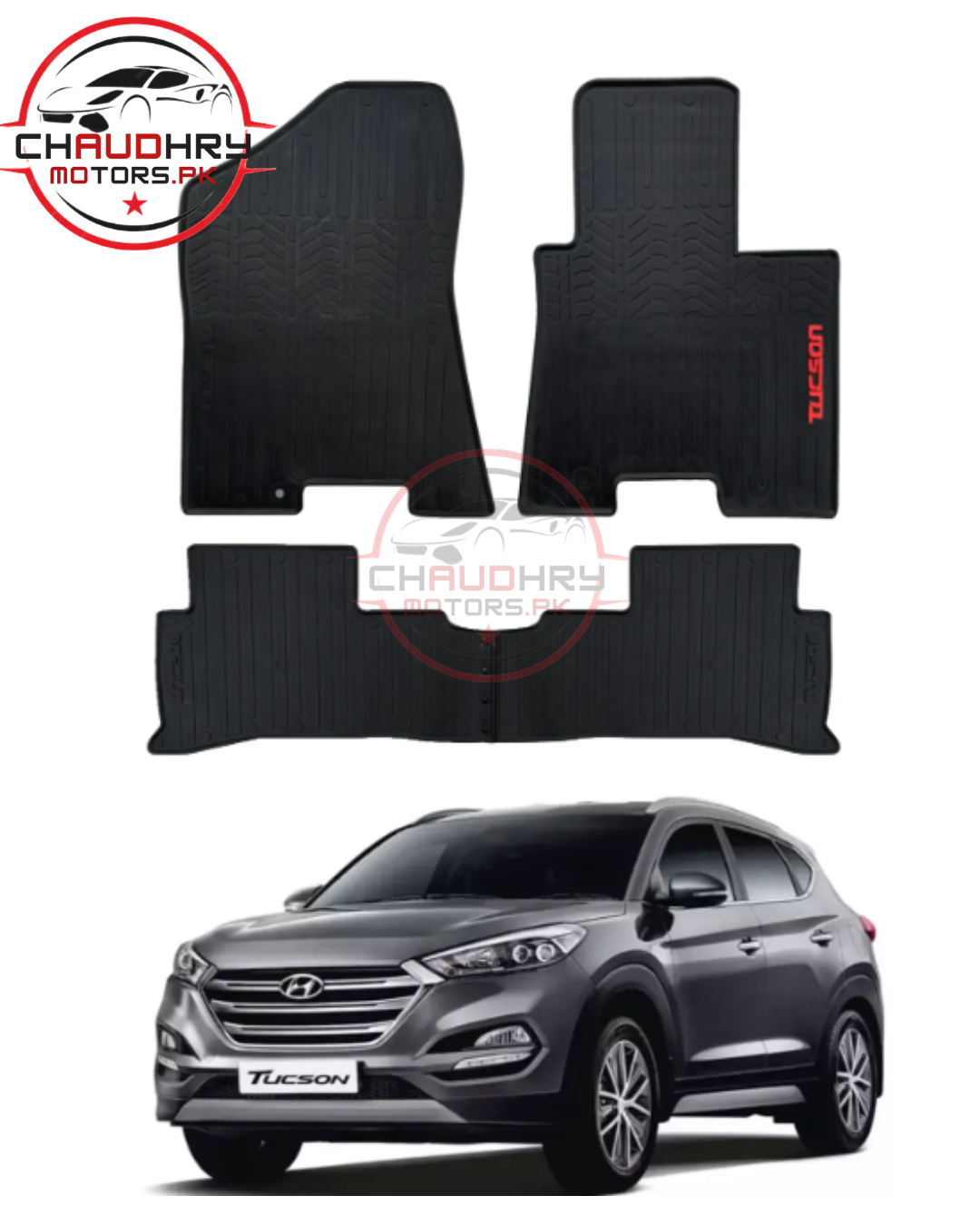 Hyundai tucson 2021 Latex Rubber Matts