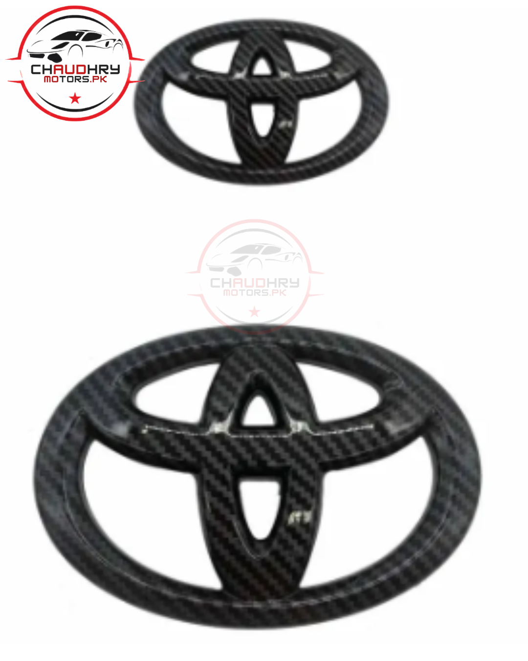 Toyota Carbon Fiber Steering Logo