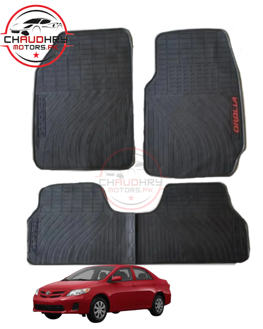Toyota Corolla 2009 Latex Rubber Matts