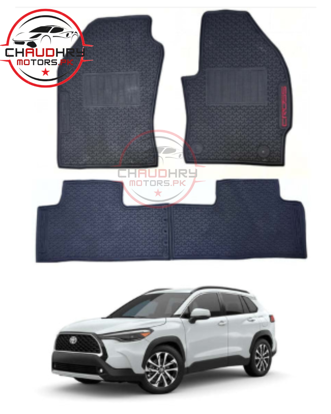Toyota Cross Latex Rubber Matts