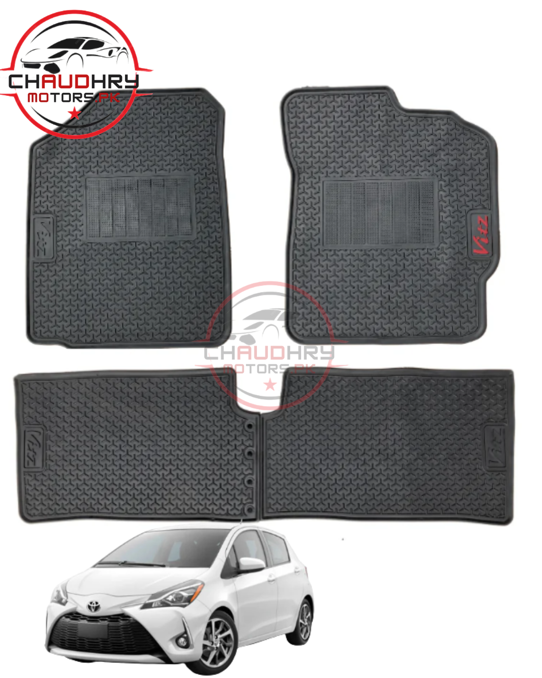 Toyota Vitz 2018 Latex Rubber Matts