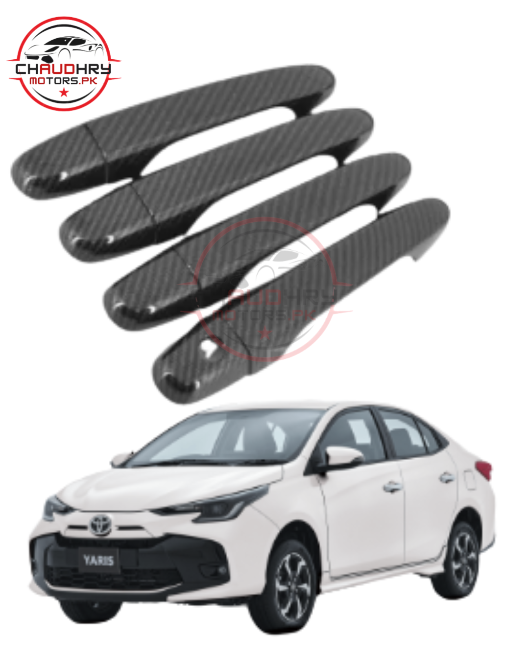 Toyota Yaris Carbon Fiber Door Handle