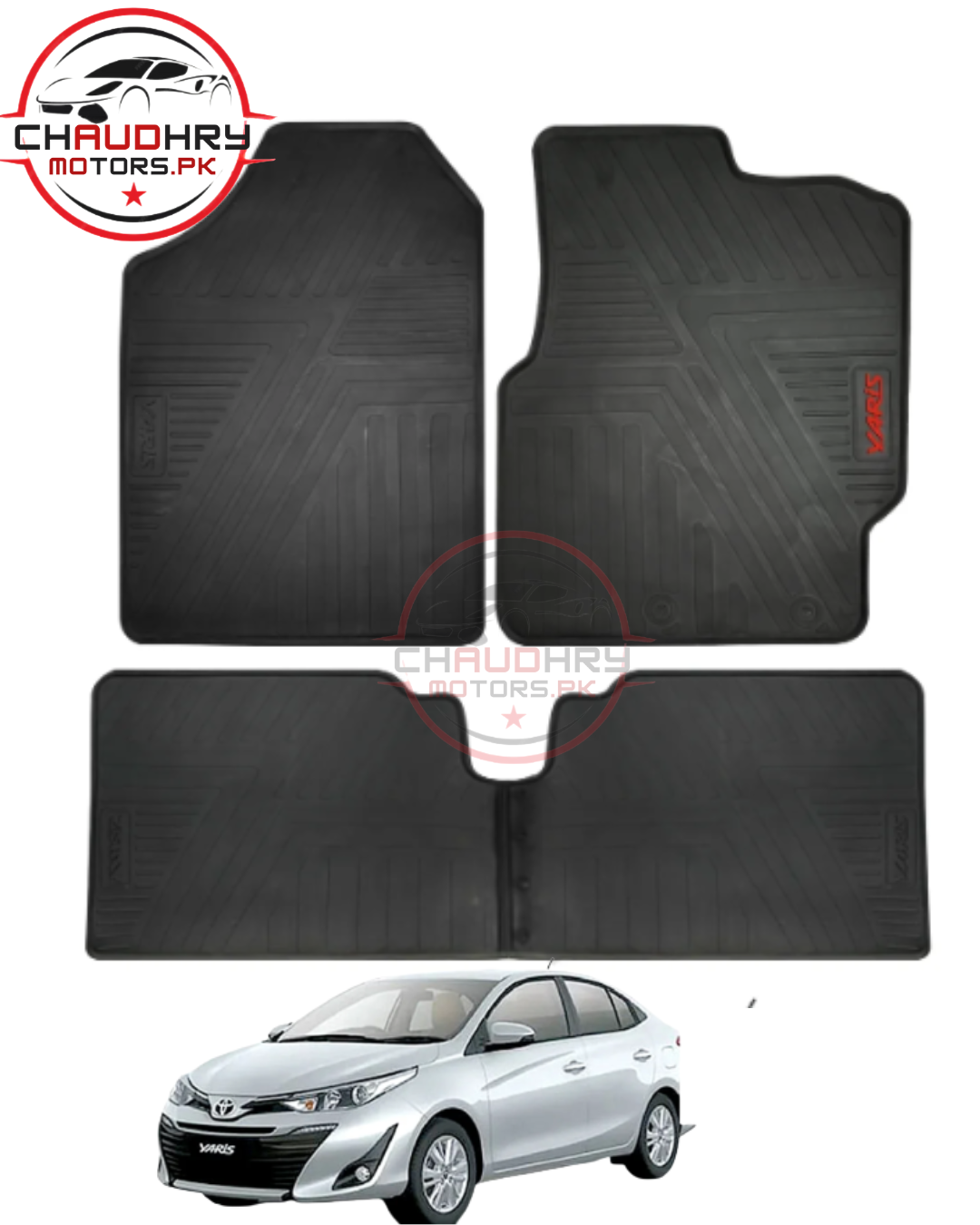 Toyota Yaris Latex Rubber Matts