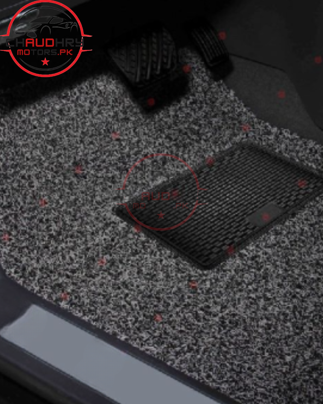 Universal Car Grass Floor Mats roll Grey Premium Quality