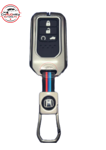 🔑 Honda Civic 2016 Turbo Metal Key Cover – Premium Smart Key Protection ✨