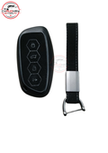 black leather tpu key cover1