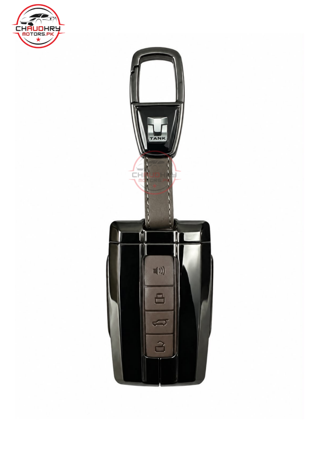 brown leather metal key2