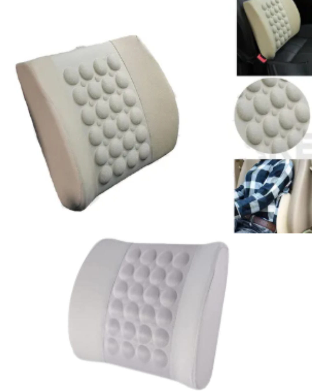 car back cushion beige.