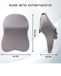 car neck cusion grey