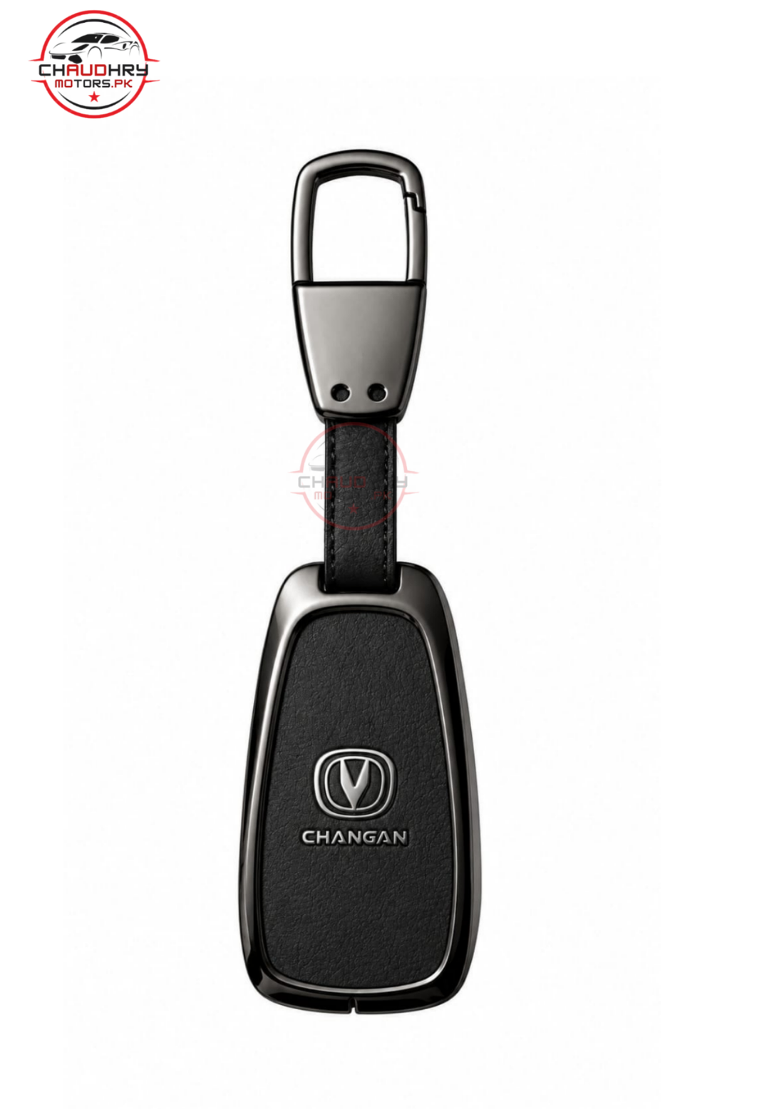 changan x7 black leather metal key cover1