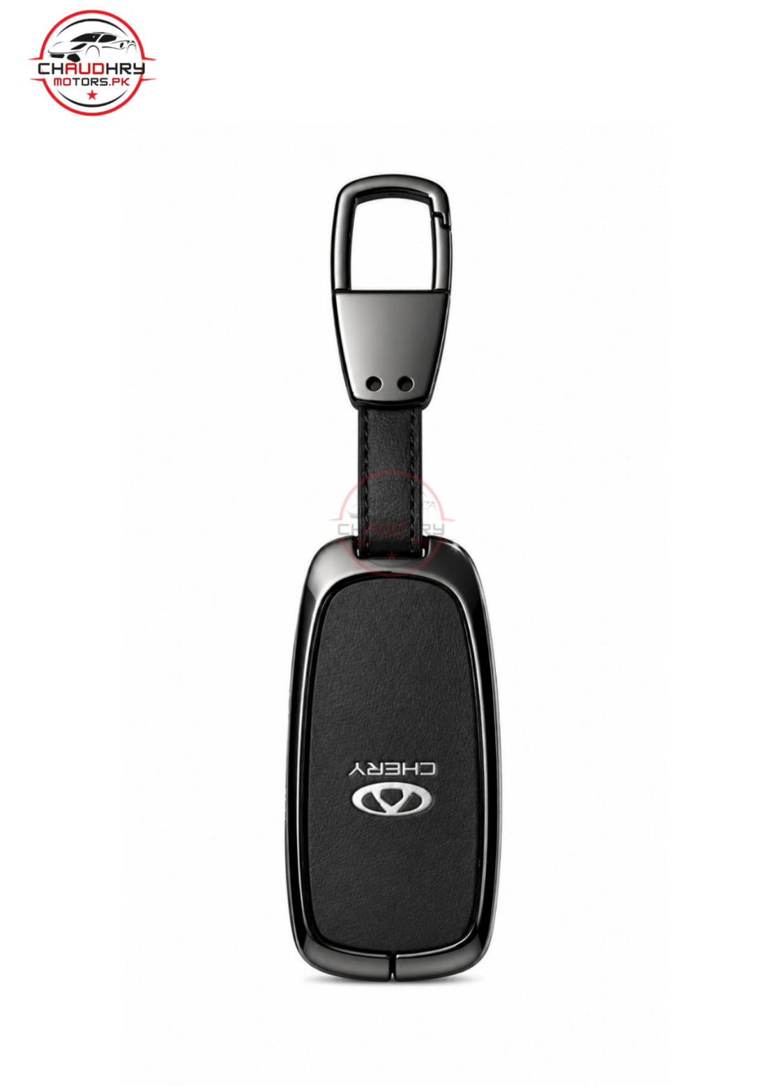 cherry triggo 8 pro black leather metal keycover