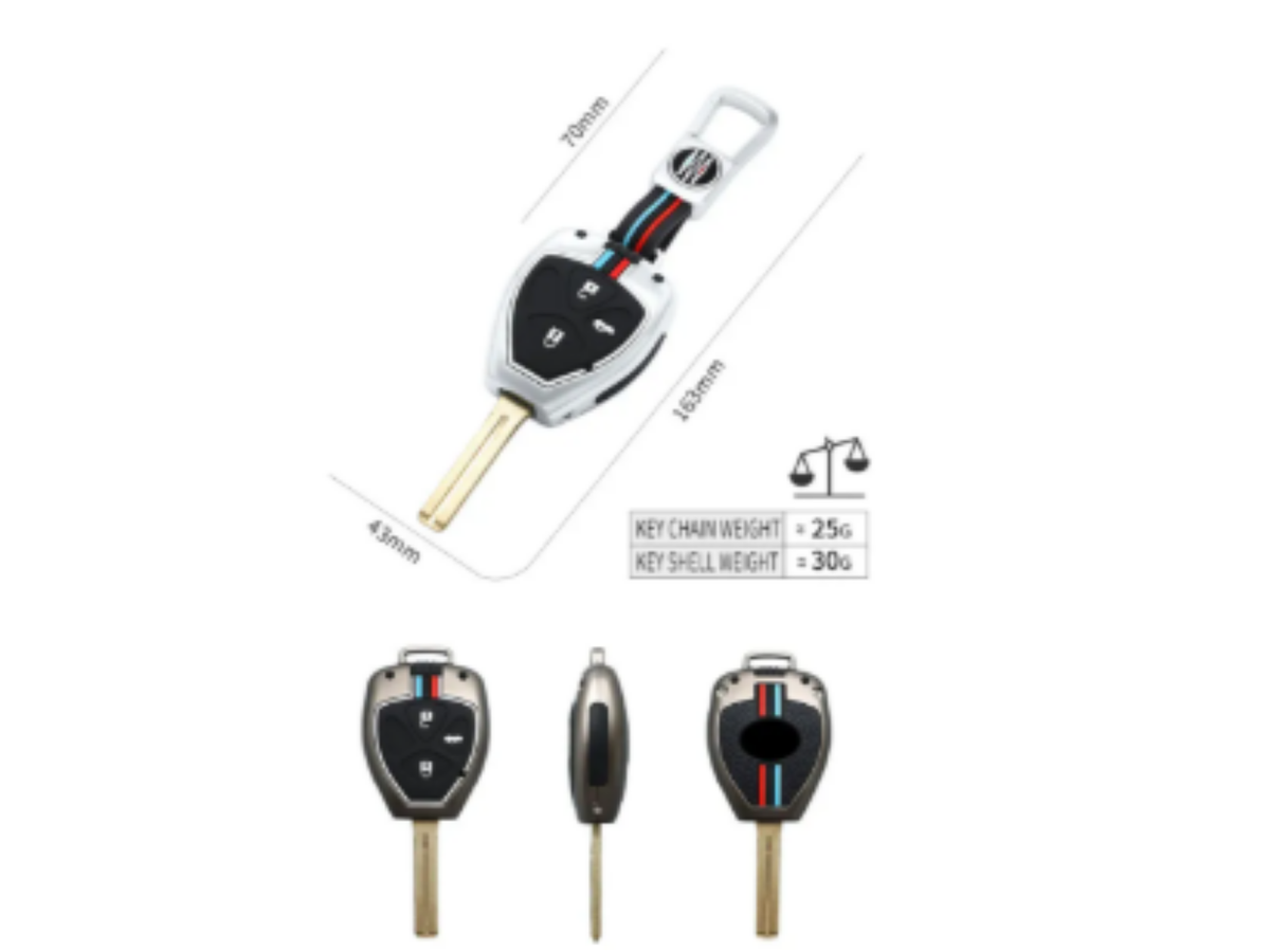 corolla 2010 metal key cover2