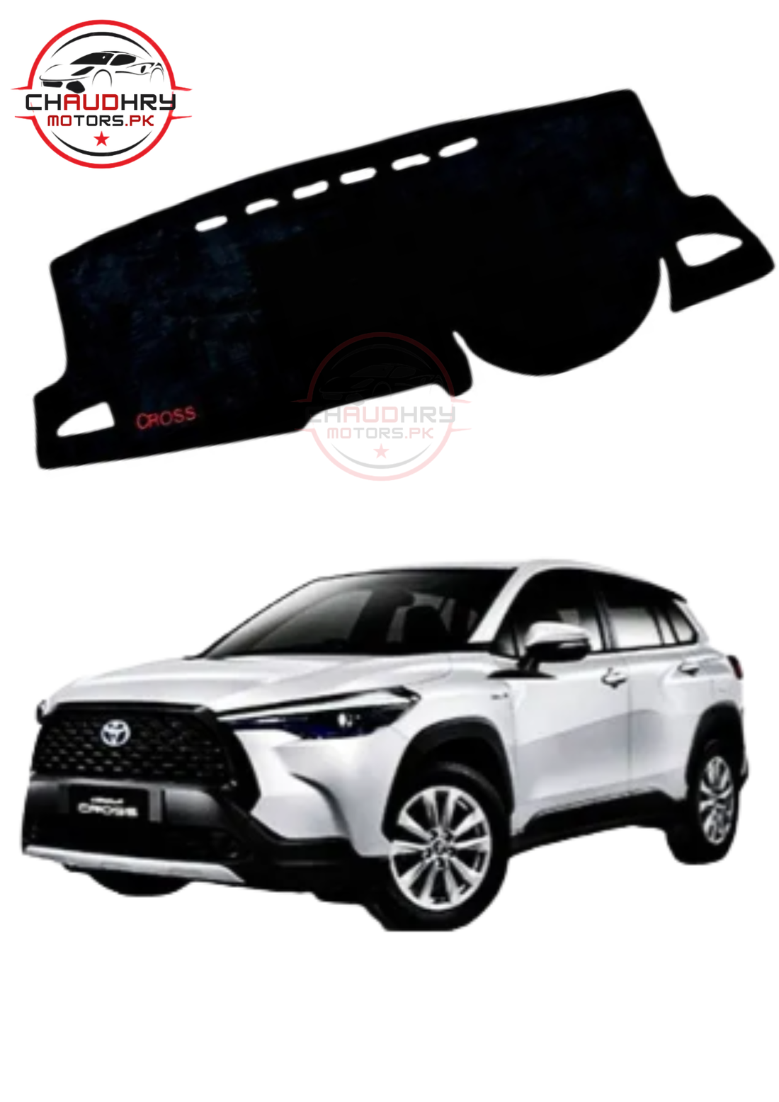 corolla cross dash board matt