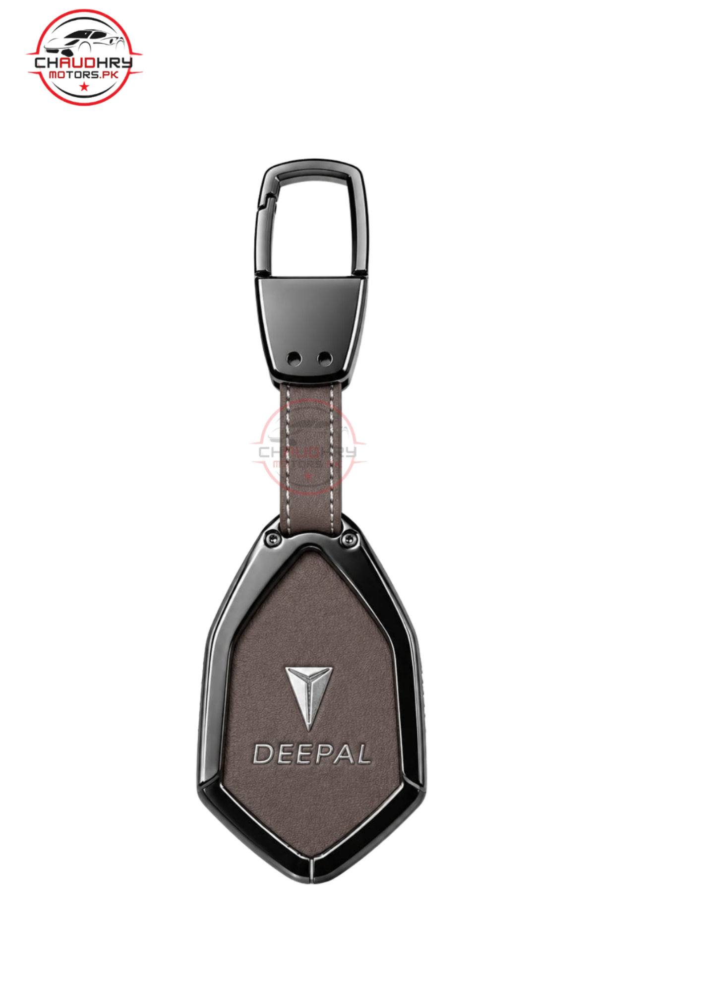deepal so5 brown leather metal key cover