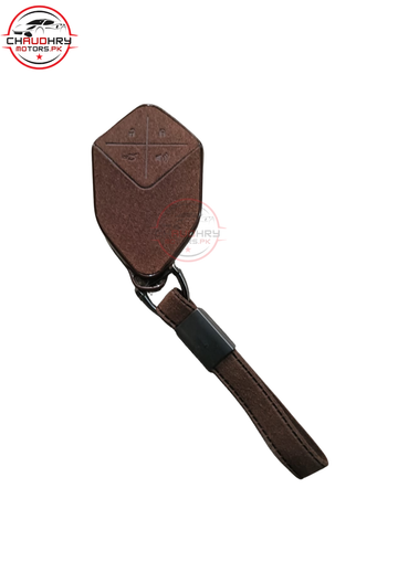 deepal so5 brown leather tpu key cover
