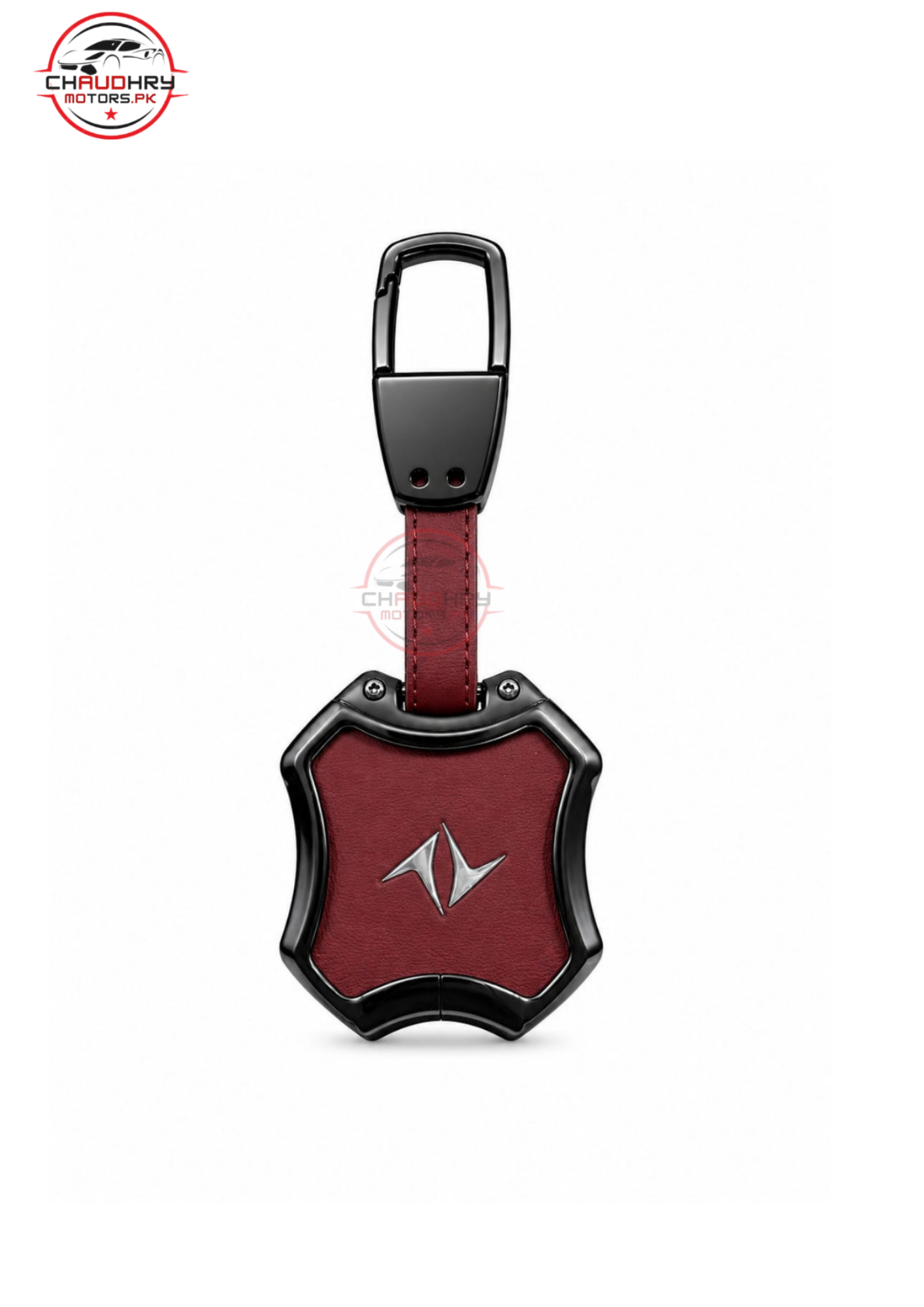 dongfing vigo black leather metal key cover