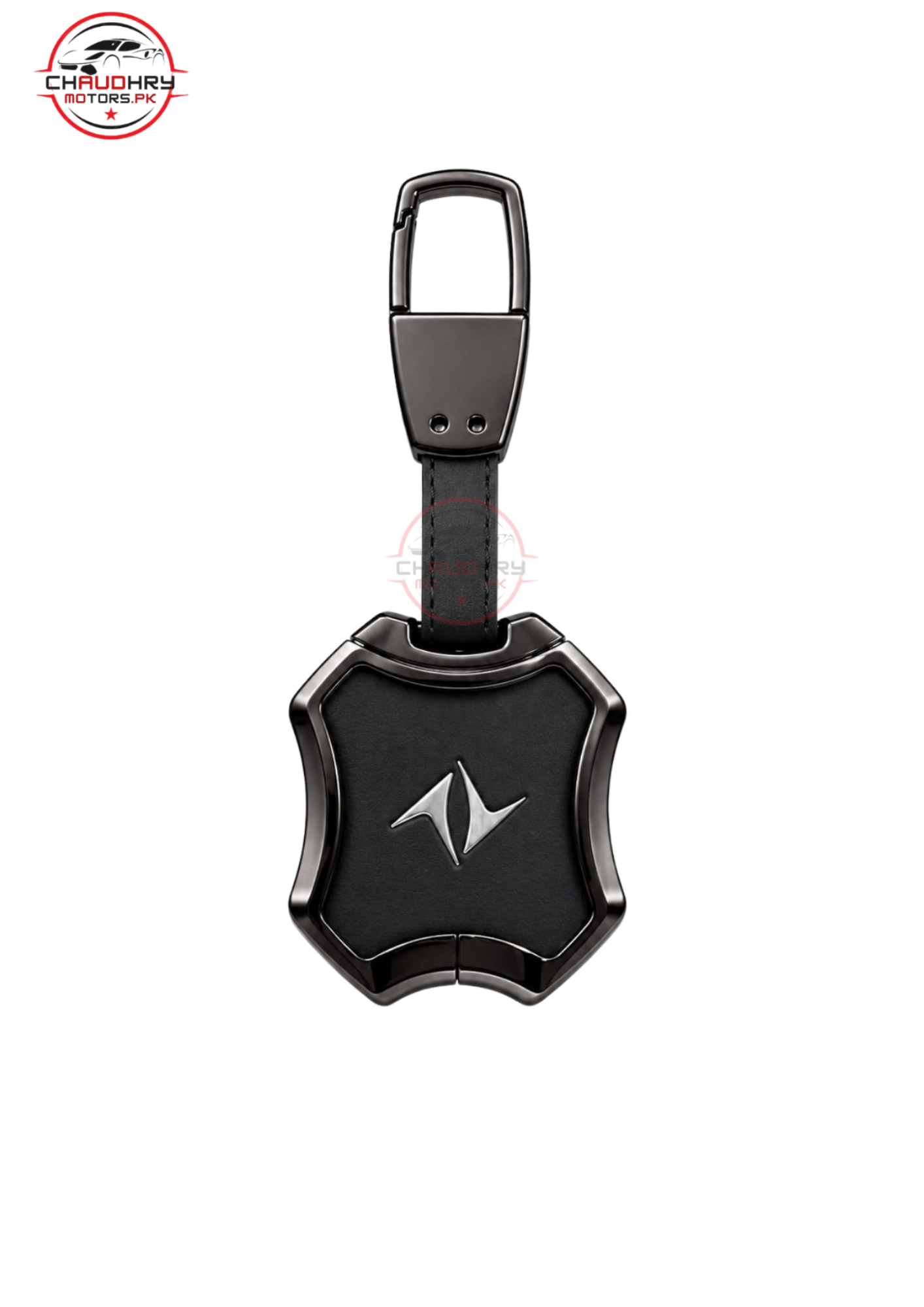 dongfing vigo black leather metal key cover1