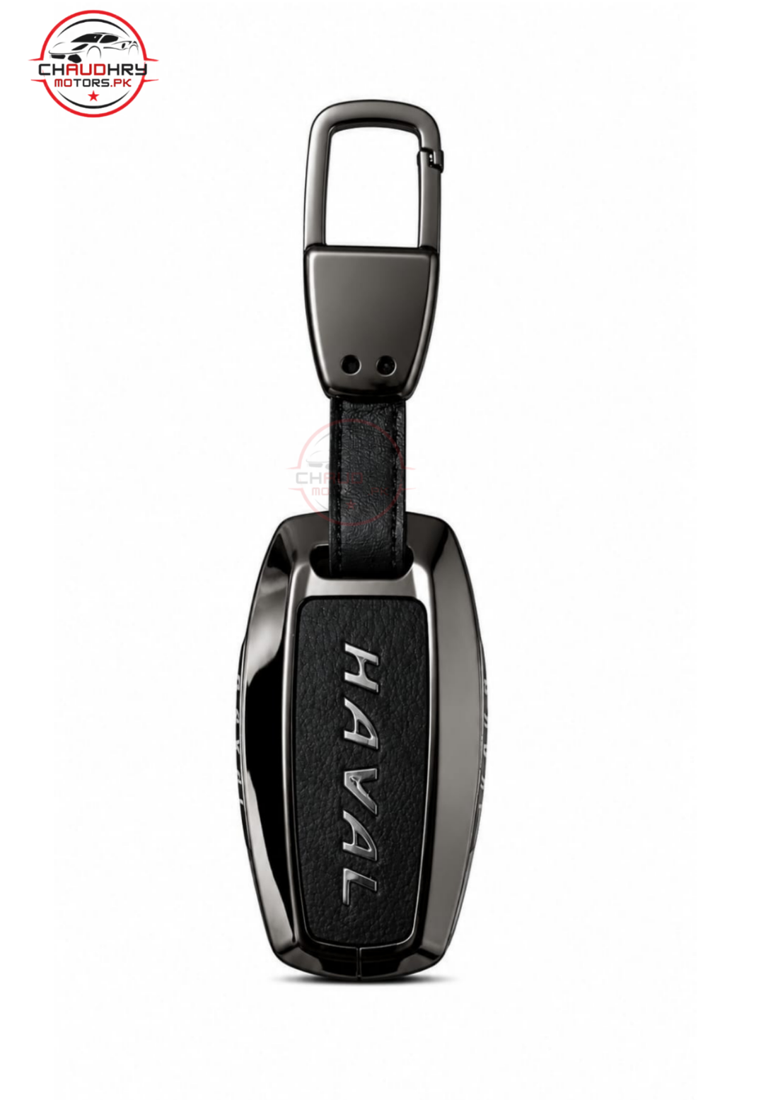 haval h6black leather metal key cover