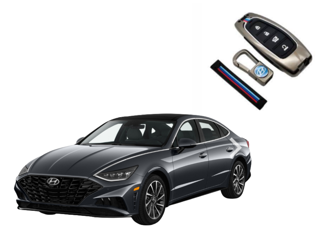hyundai sonata metal key cover