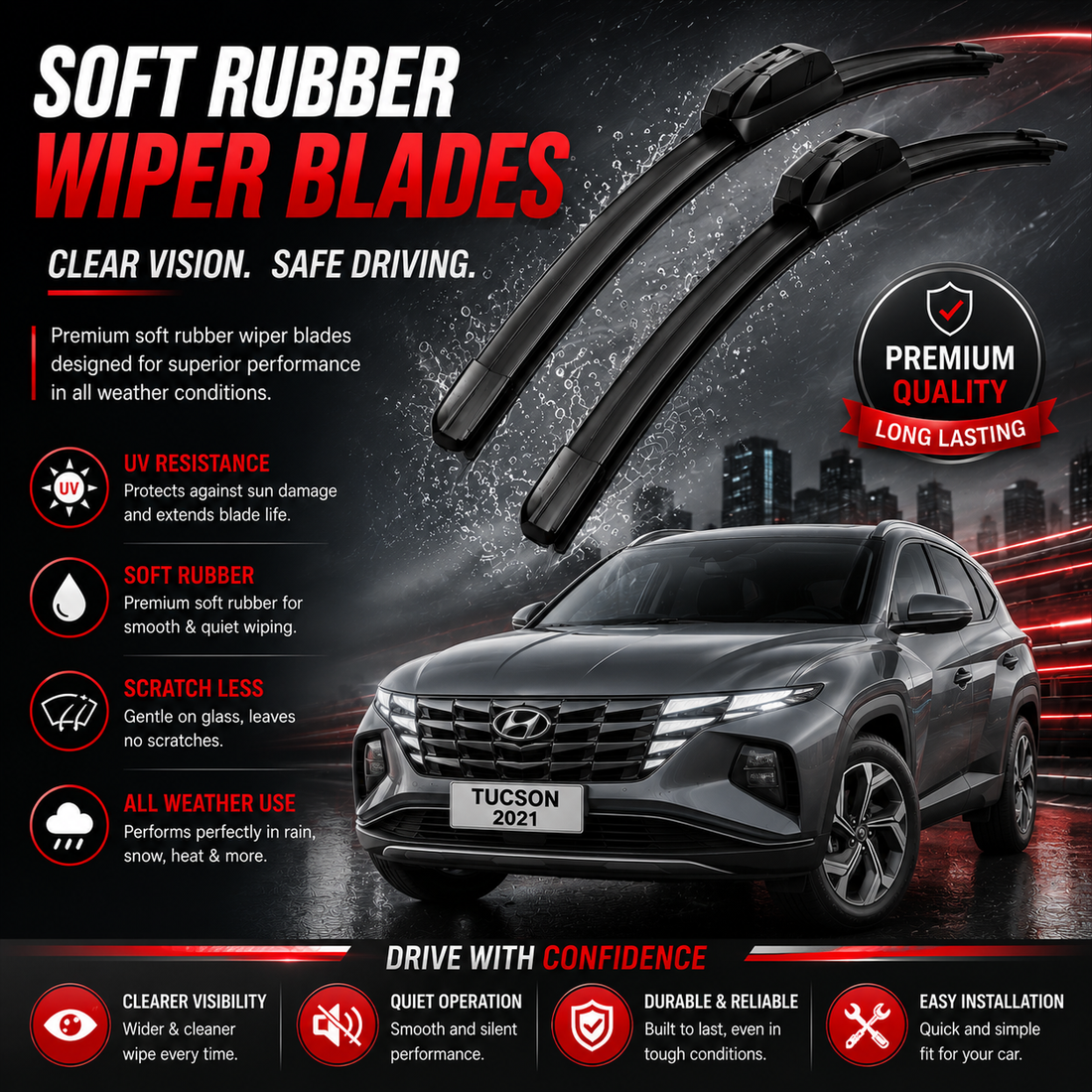 hyundai tucson 2021 wiper set