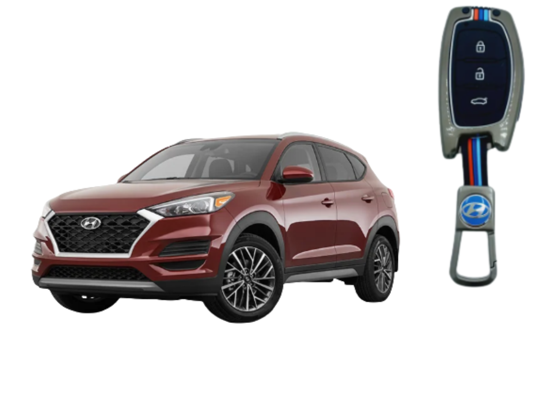 hyundai tucson metal key cover
