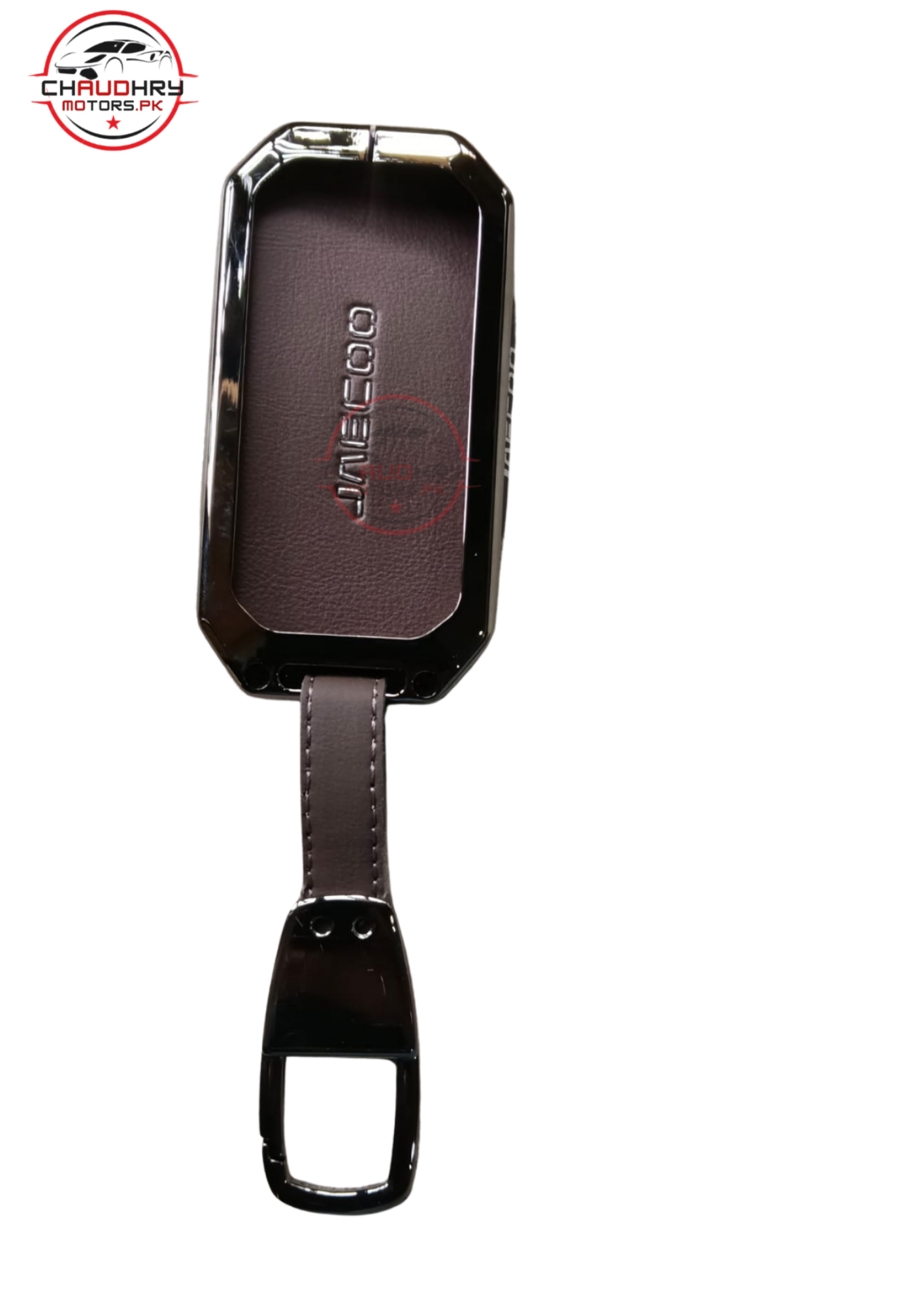 jaecoo j5 brown leather metal key cover1