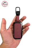 jaecoo j5 mroon leather metal key cover