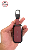 jaecoo j5 mroon leather metal key cover1