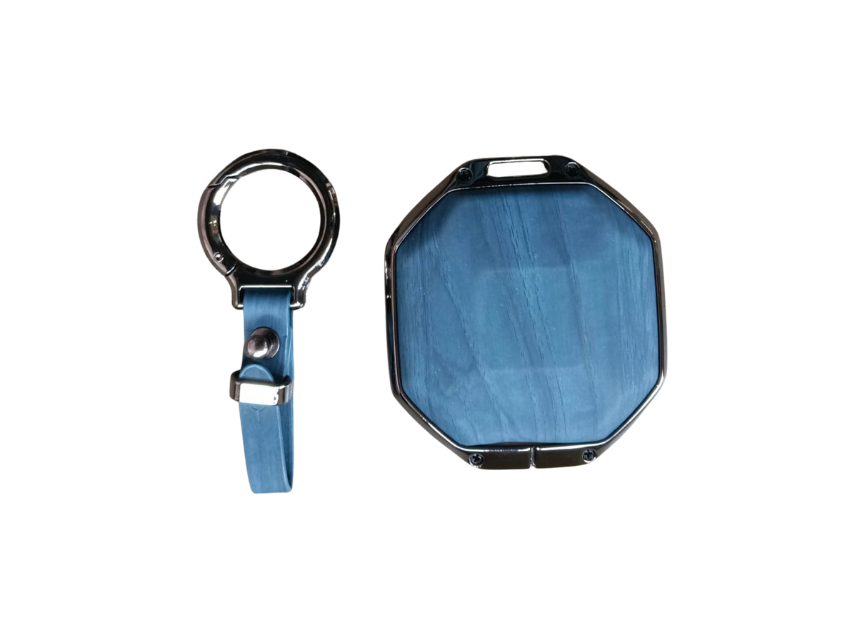 jetour t2 blue leather metal key cover2