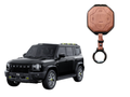 jetour t2 brown leather metal key