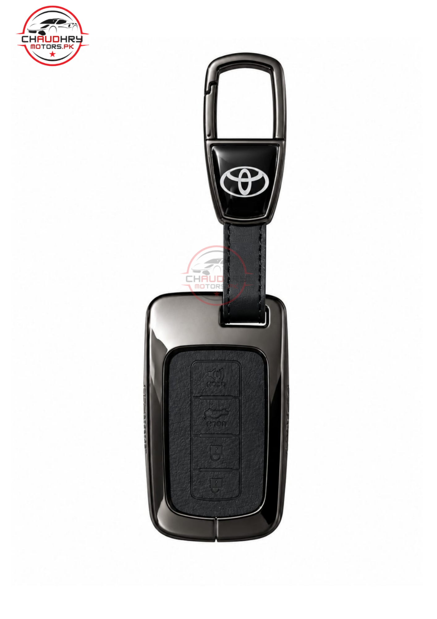 leather metal black grande