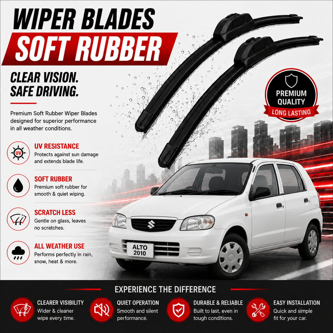 suzuki alto 2010 wiper set