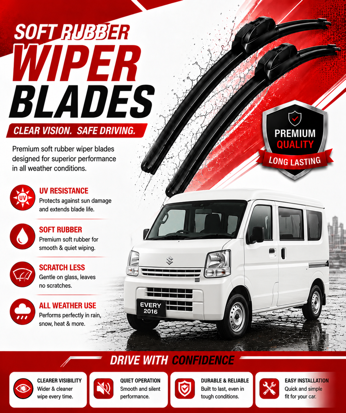 suzuki every wiper set