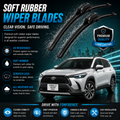 toyota cross wiper set