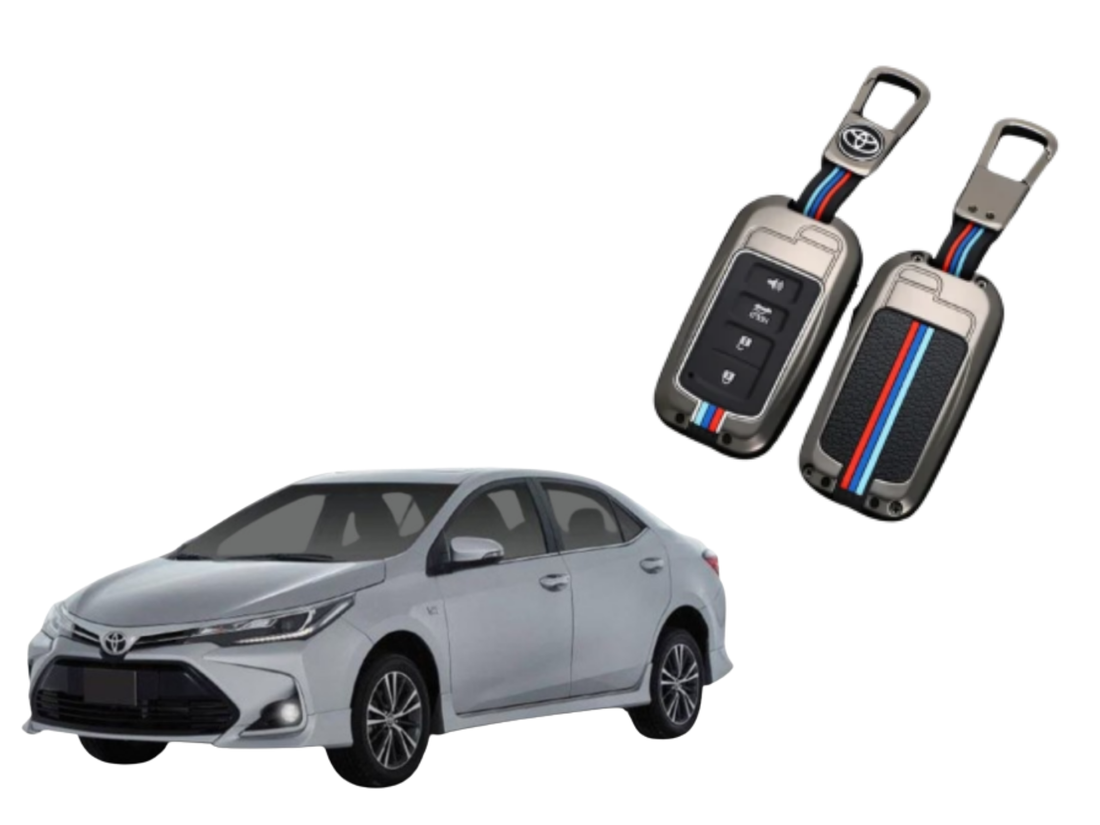 toyota grande metal key cover