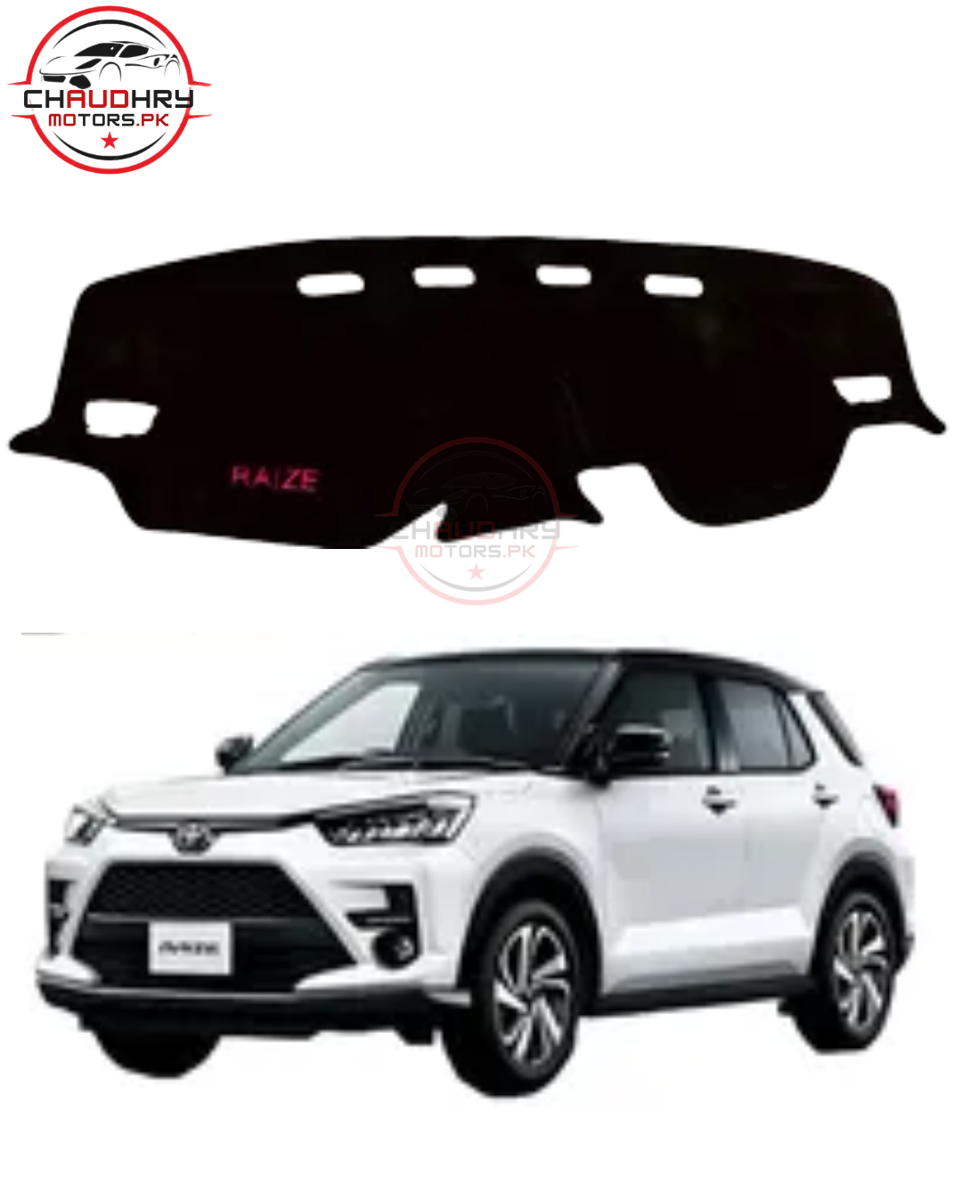 toyota raize dash board matt