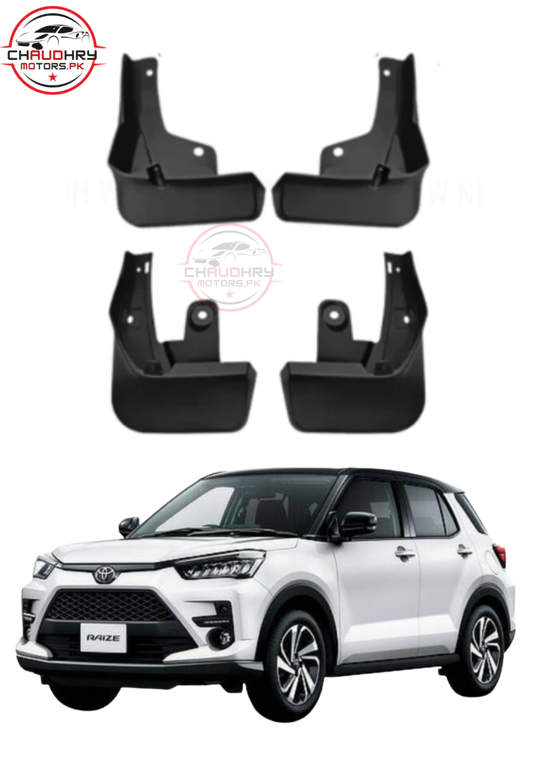 toyota raize mud flap
